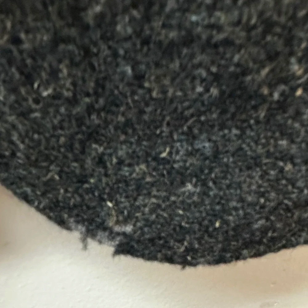 Vintage Hardwick Harris Tweed Blazer Mens Charcoal Grey Wool Sport Coat USA Made